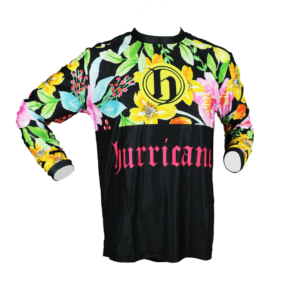 JERSEY BLACK FLOWERS OLD ROSE